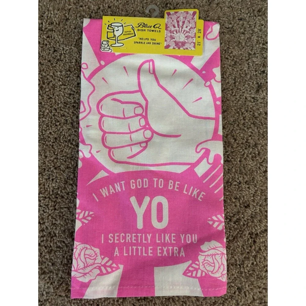 Want God to Like Me Extra - Dish Towel 100% Cotton 21